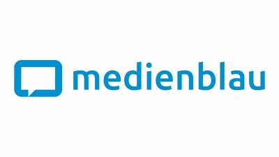 Logo Medienblau